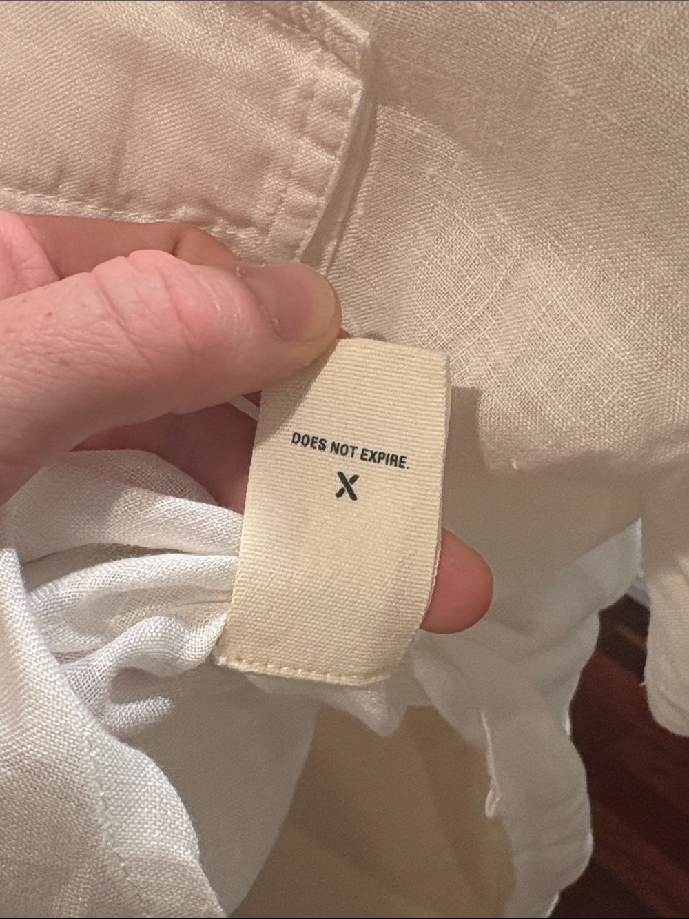 Alex Mill M 100% Linen Utility Shirt in White Linen Shirt with Chest Pockets - Picture 8 of 11